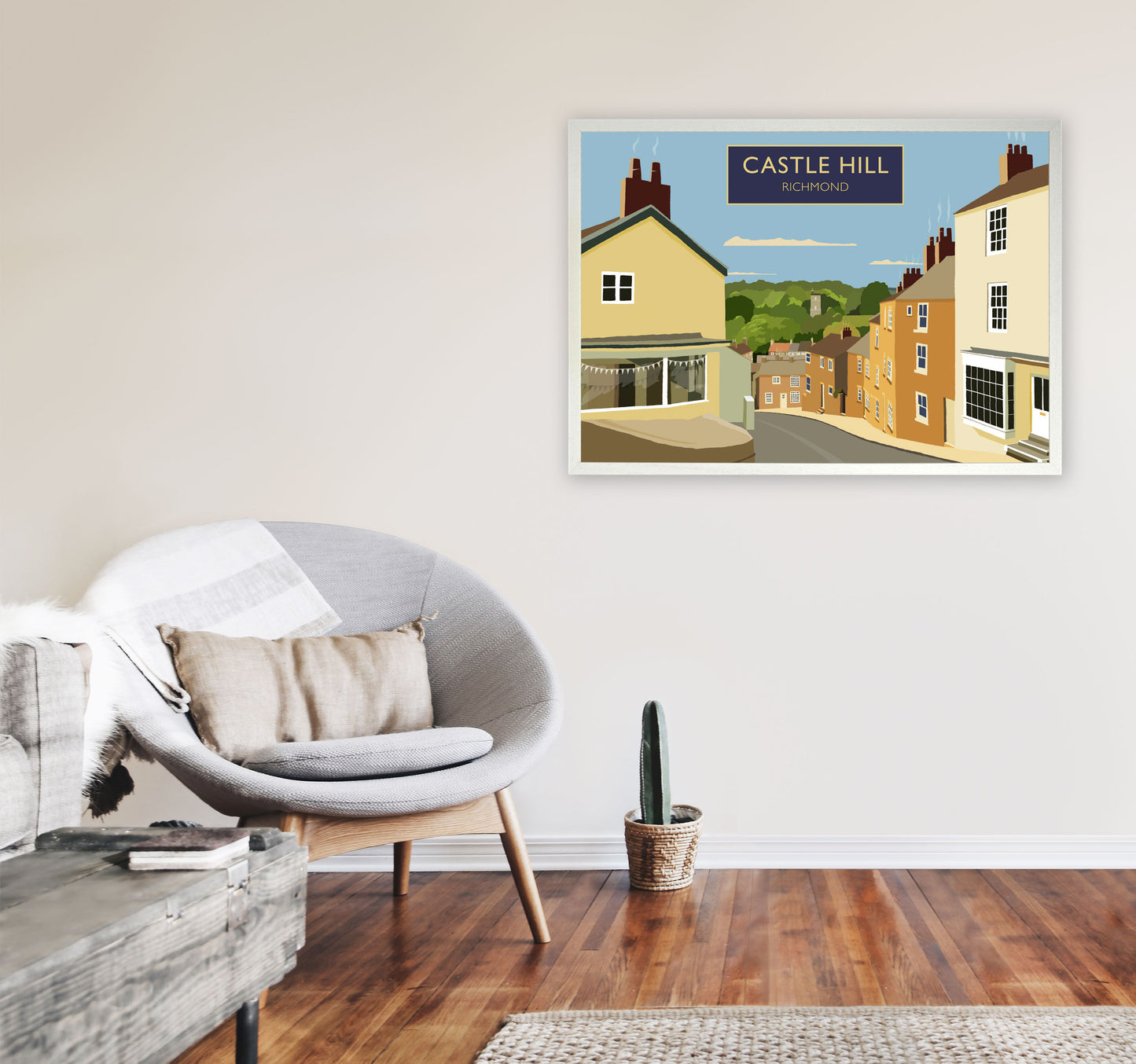 Castle Hill Richmond by Richard O'Neill A1 Oak Frame
