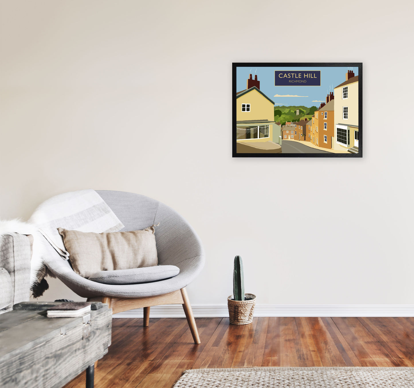 Castle Hill Richmond by Richard O'Neill A2 White Frame
