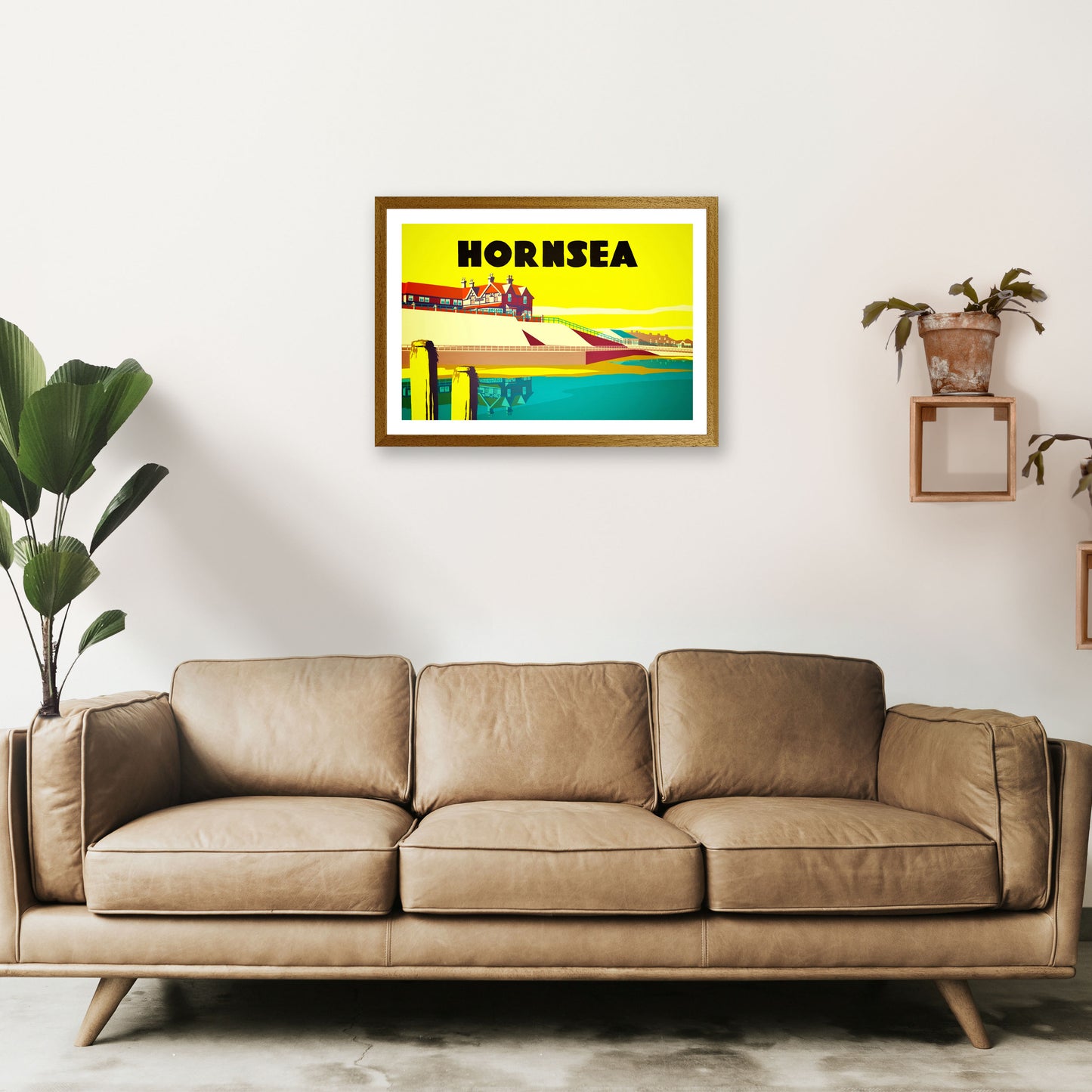 Hornsea 2 Travel Art Print by Richard O'Neill A2 Print Only