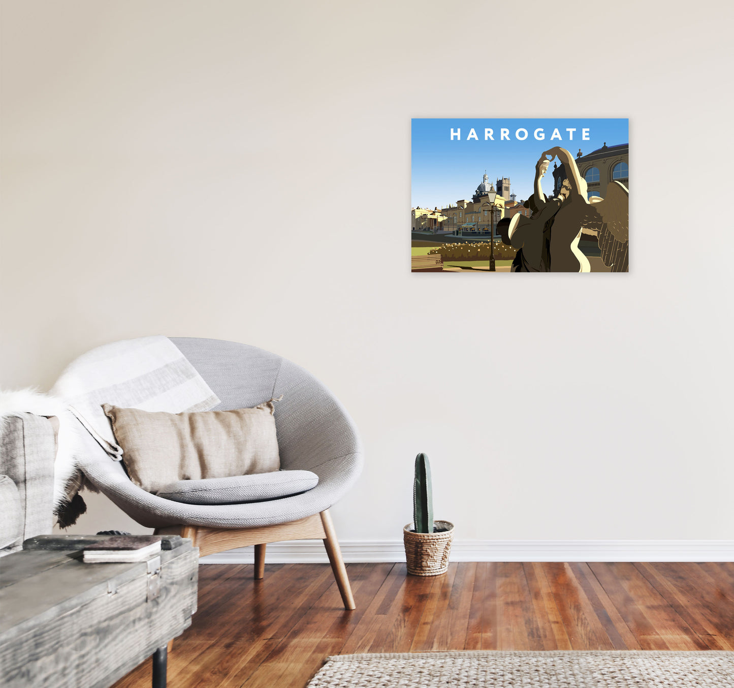 Harrogate 2 by Richard O'Neill A2 Black Frame