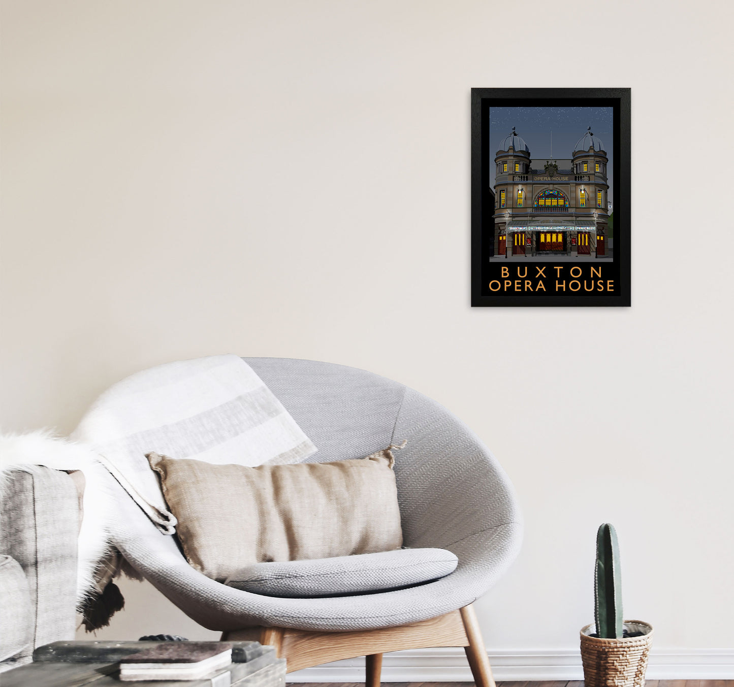 Buxton Opera House 2 by Richard O'Neill A3 White Frame