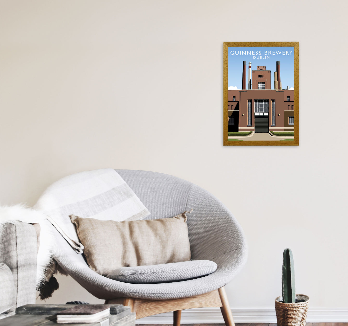 Guinness Brewery by Richard O'Neill A3 Print Only