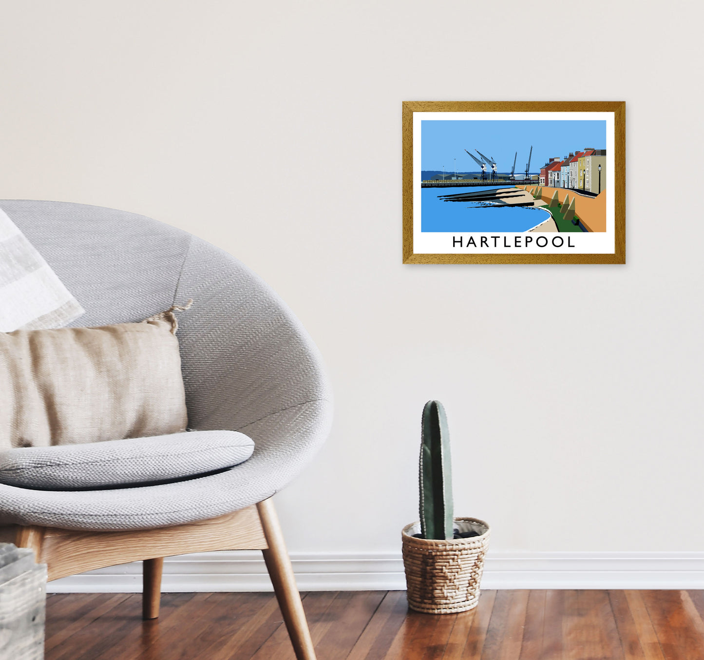 Hartlepool by Richard O'Neill A3 Print Only