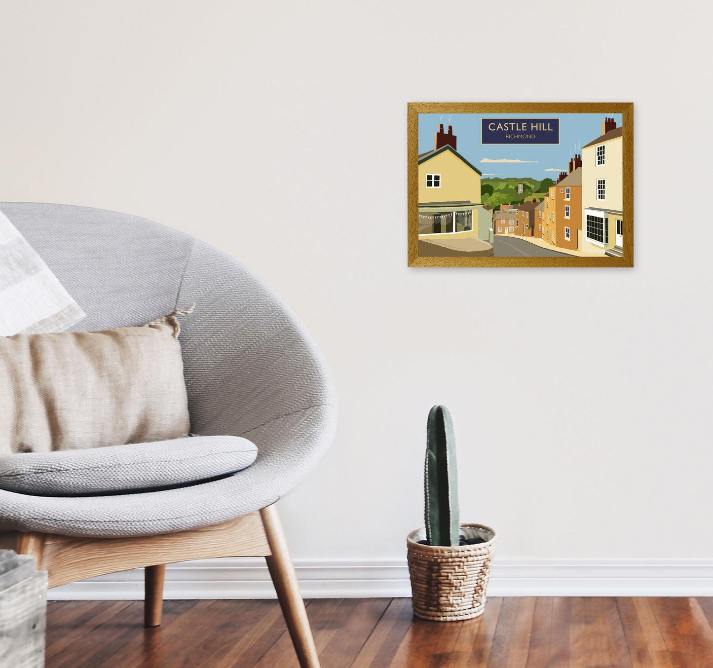 Castle Hill Richmond by Richard O'Neill A3 Print Only