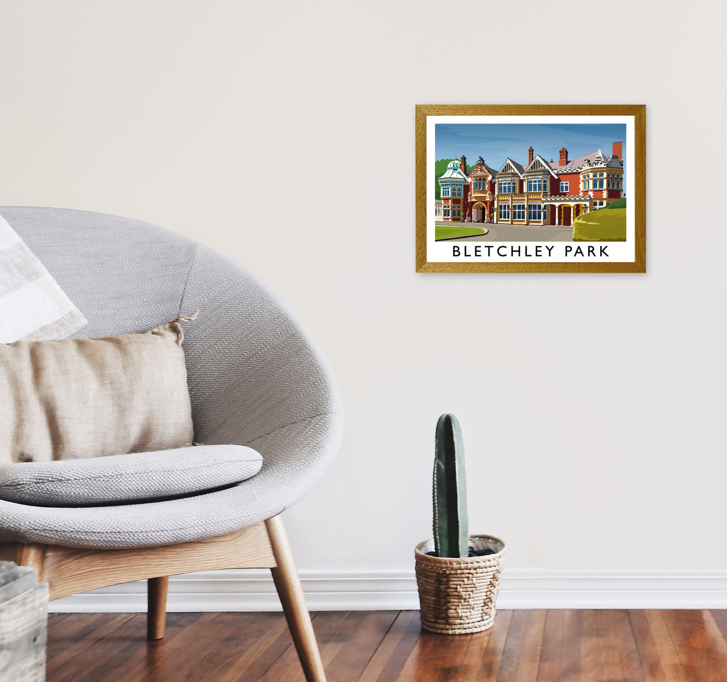 Bletchley Park by Richard O'Neill A3 Print Only