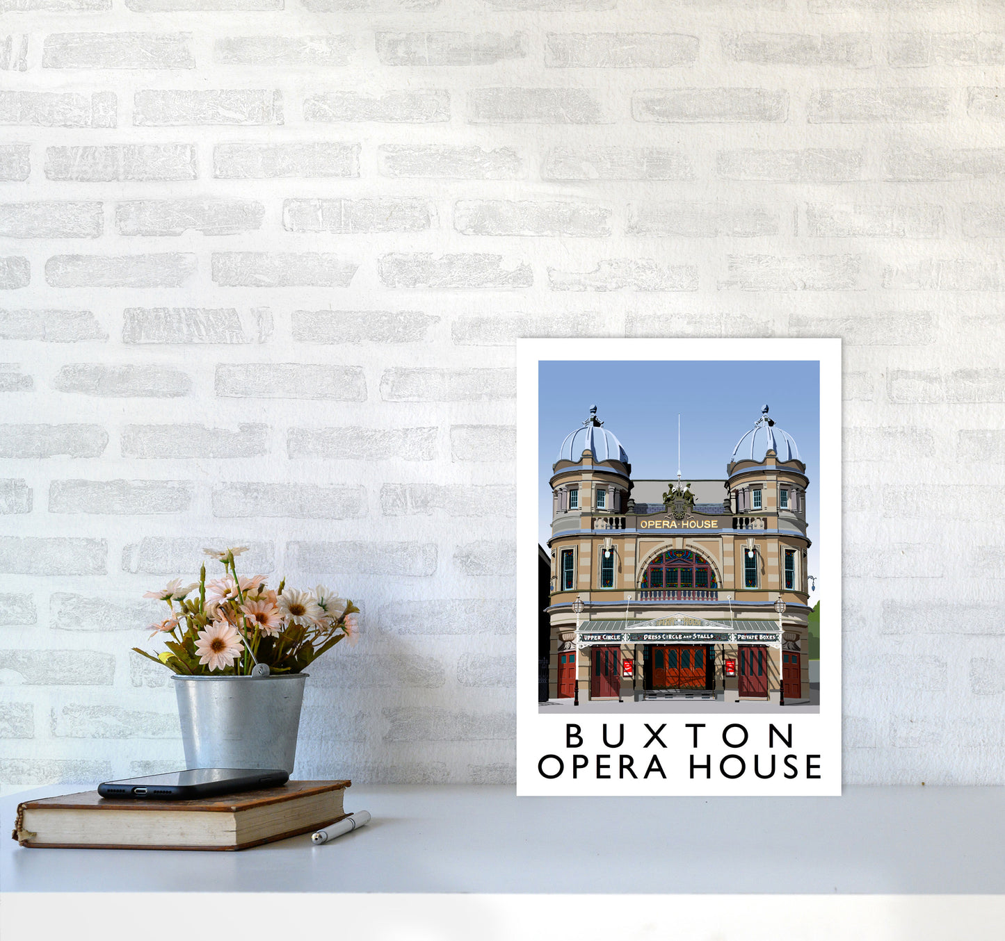 Buxton Opera House by Richard O'Neill A3 Black Frame