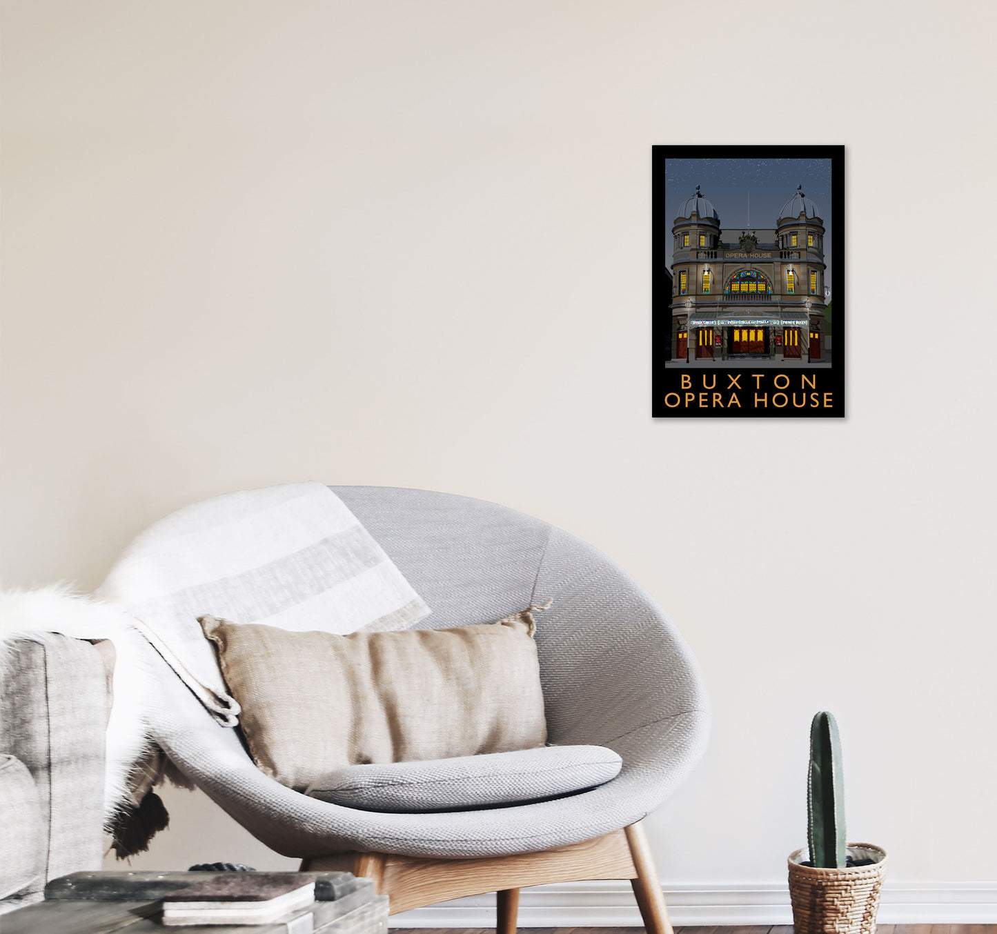 Buxton Opera House 2 by Richard O'Neill A3 Black Frame