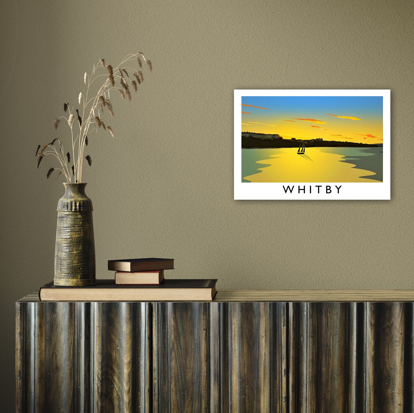 Whitby (Sunset) 2 by Richard O'Neill A3 Print Only