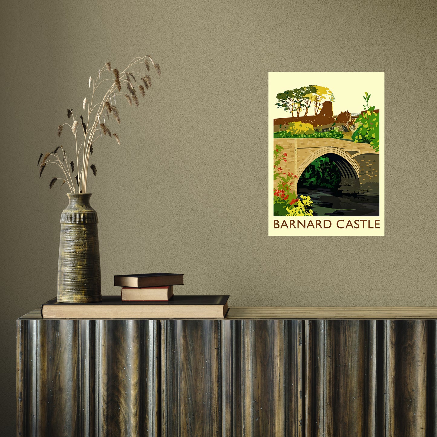 Barnard Castle 3 by Richard O'Neill A3 Print Only