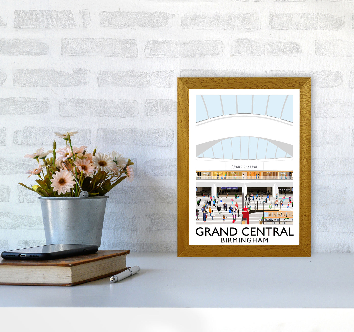 Grand Central Birmingham by Richard O'Neill A4 Print Only