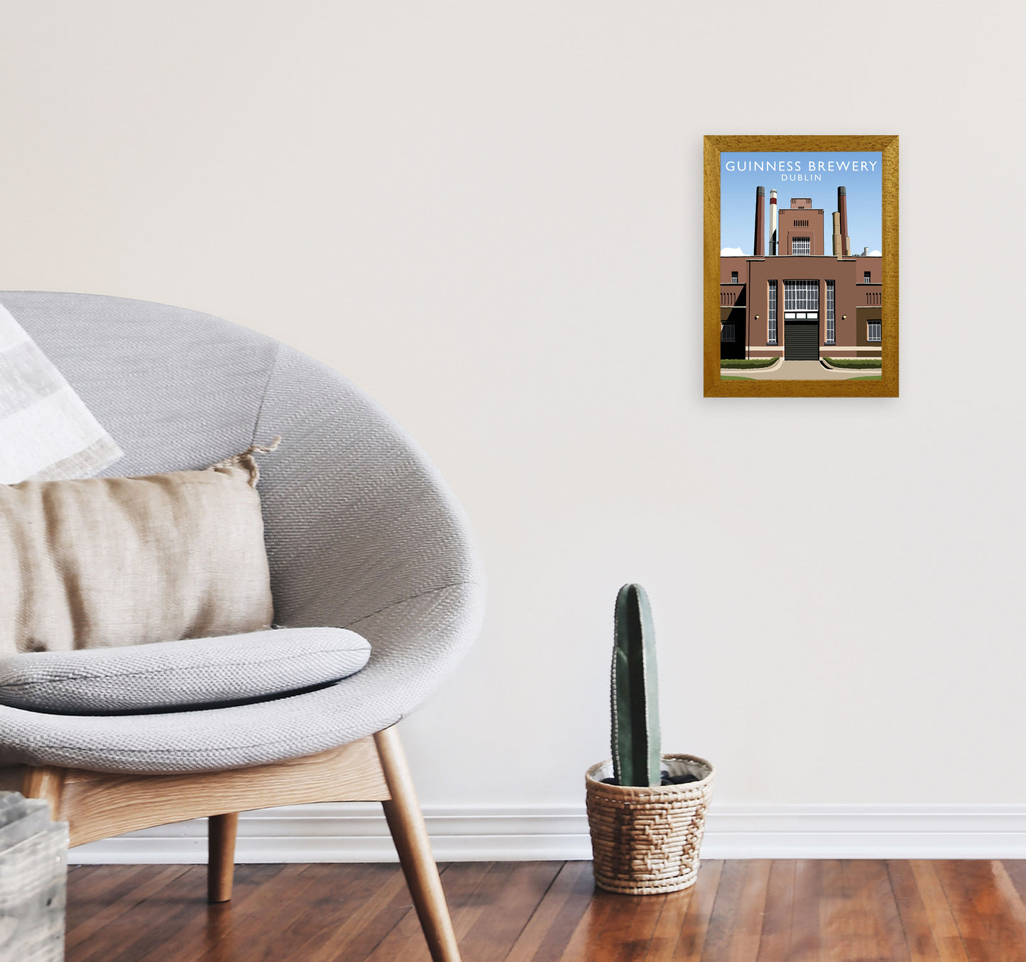 Guinness Brewery by Richard O'Neill A4 Print Only