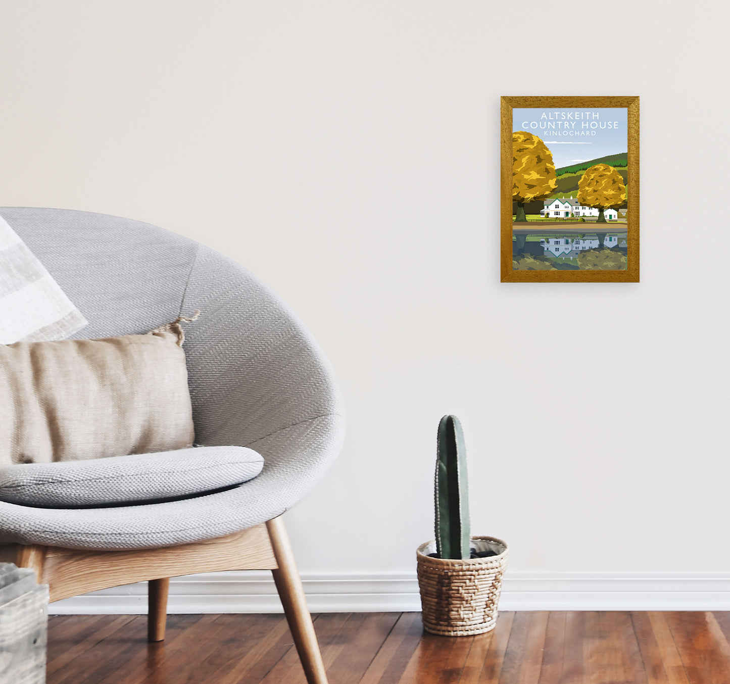 Altskeith Country House (Portrait) by Richard O'Neill A4 Print Only