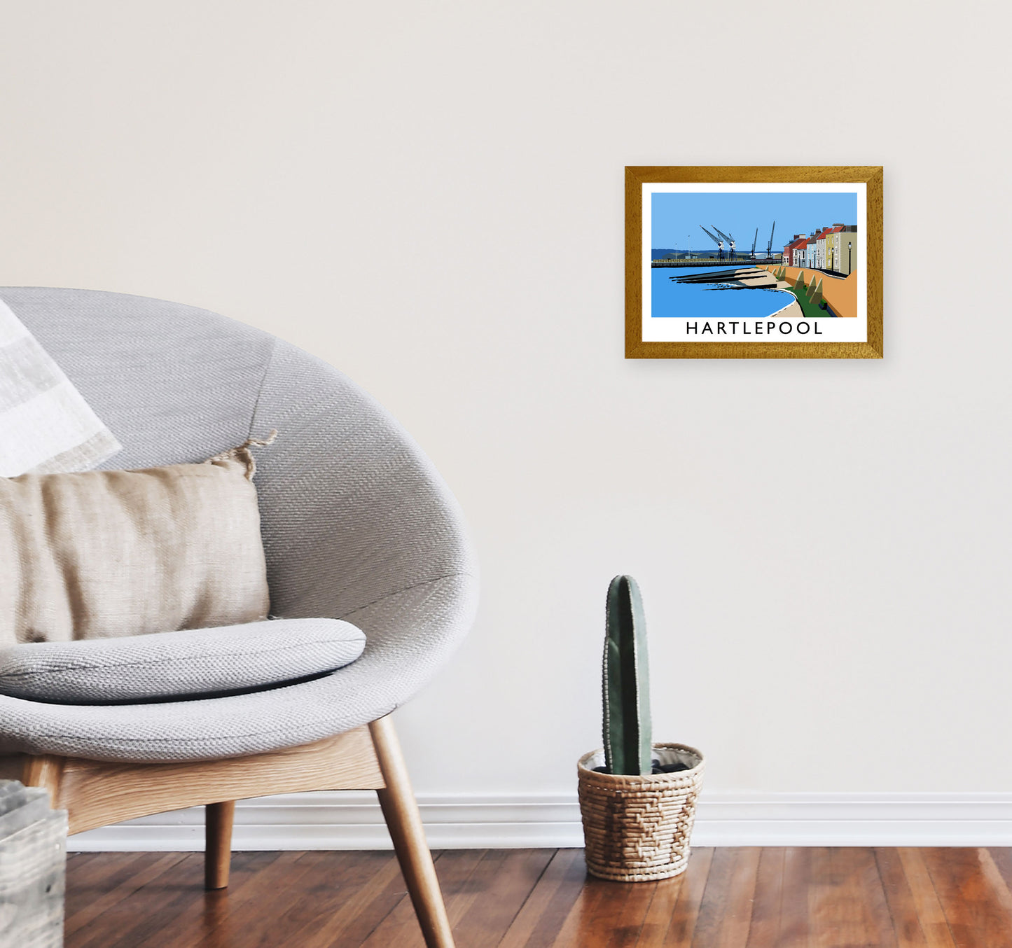 Hartlepool by Richard O'Neill A4 Print Only