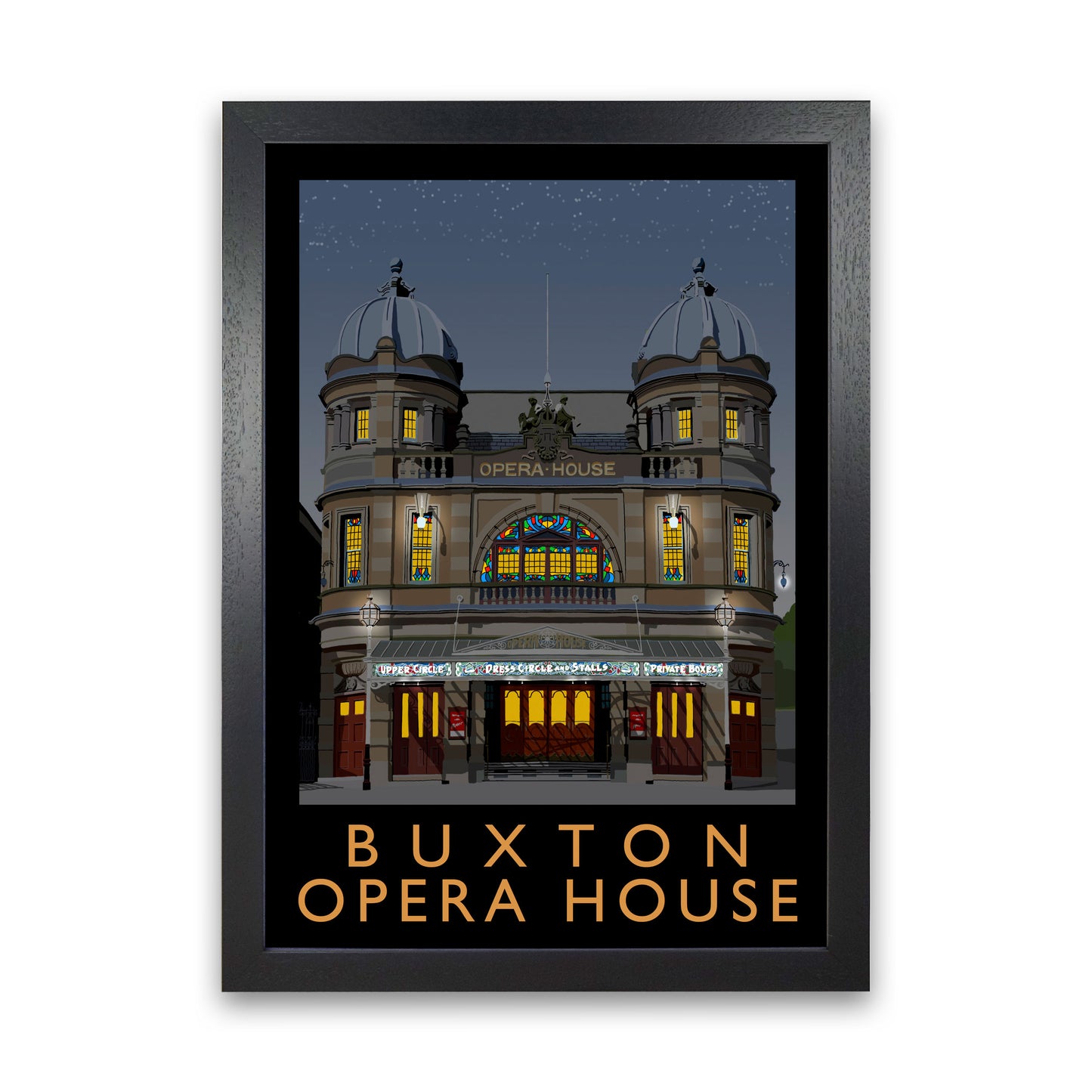Buxton Opera House 2 by Richard O'Neill Black Grain