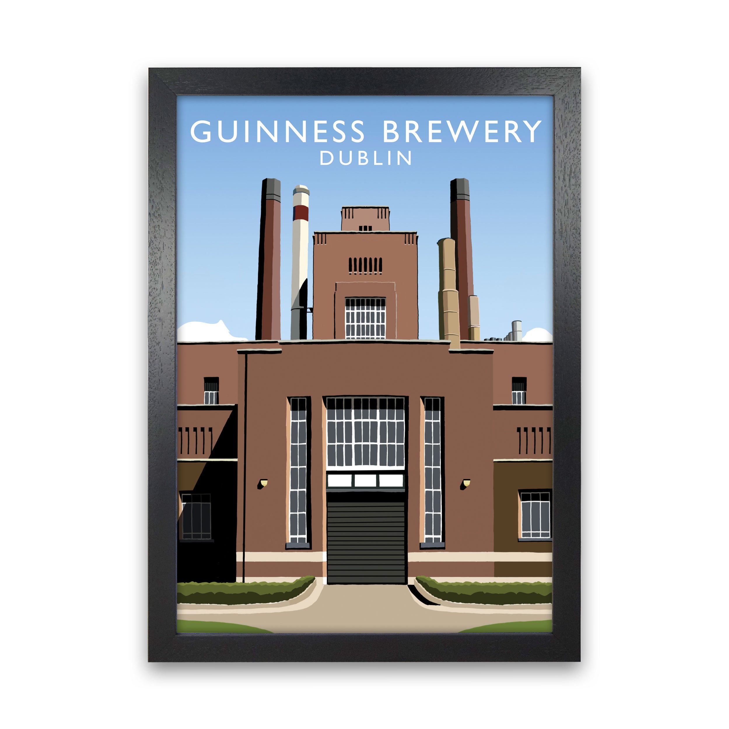 Guinness Brewery by Richard O'Neill Whistlestop Prints