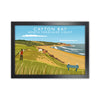 Cayton Bay North Yorkshire Coast Framed Digital Art Print by Richard O'Neill