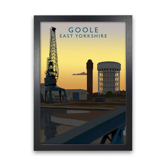 Goole Night Portrait by Richard O'Neill Black Grain