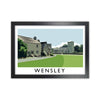 Wensley Travel Art Print by Richard O'Neill, Framed Wall Art