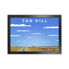 Tan Hill Digital Art Print by Richard O'Neill, Framed Wall Art