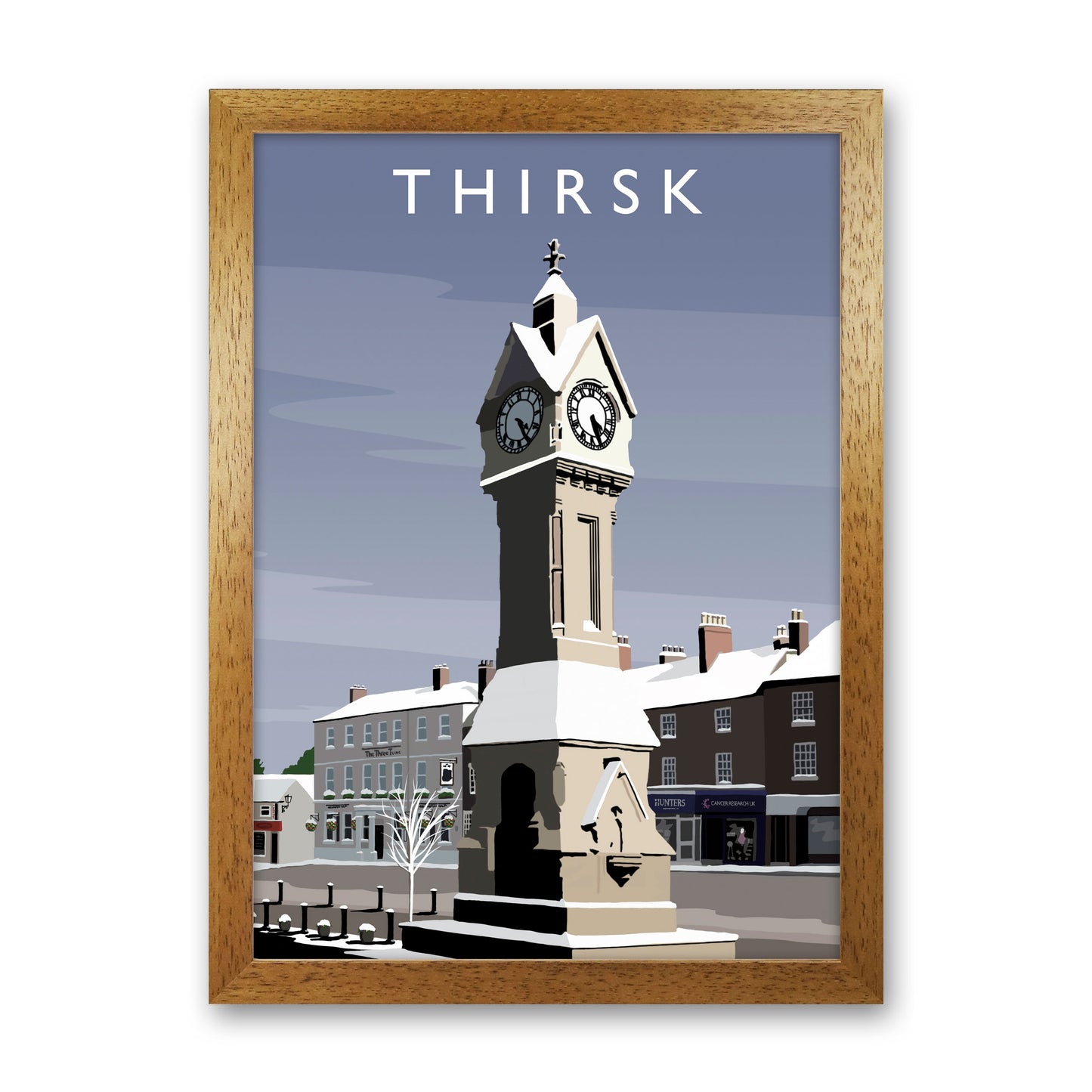 Thirsk 2 (Snow) portrait by Richard O'Neill Oak Grain