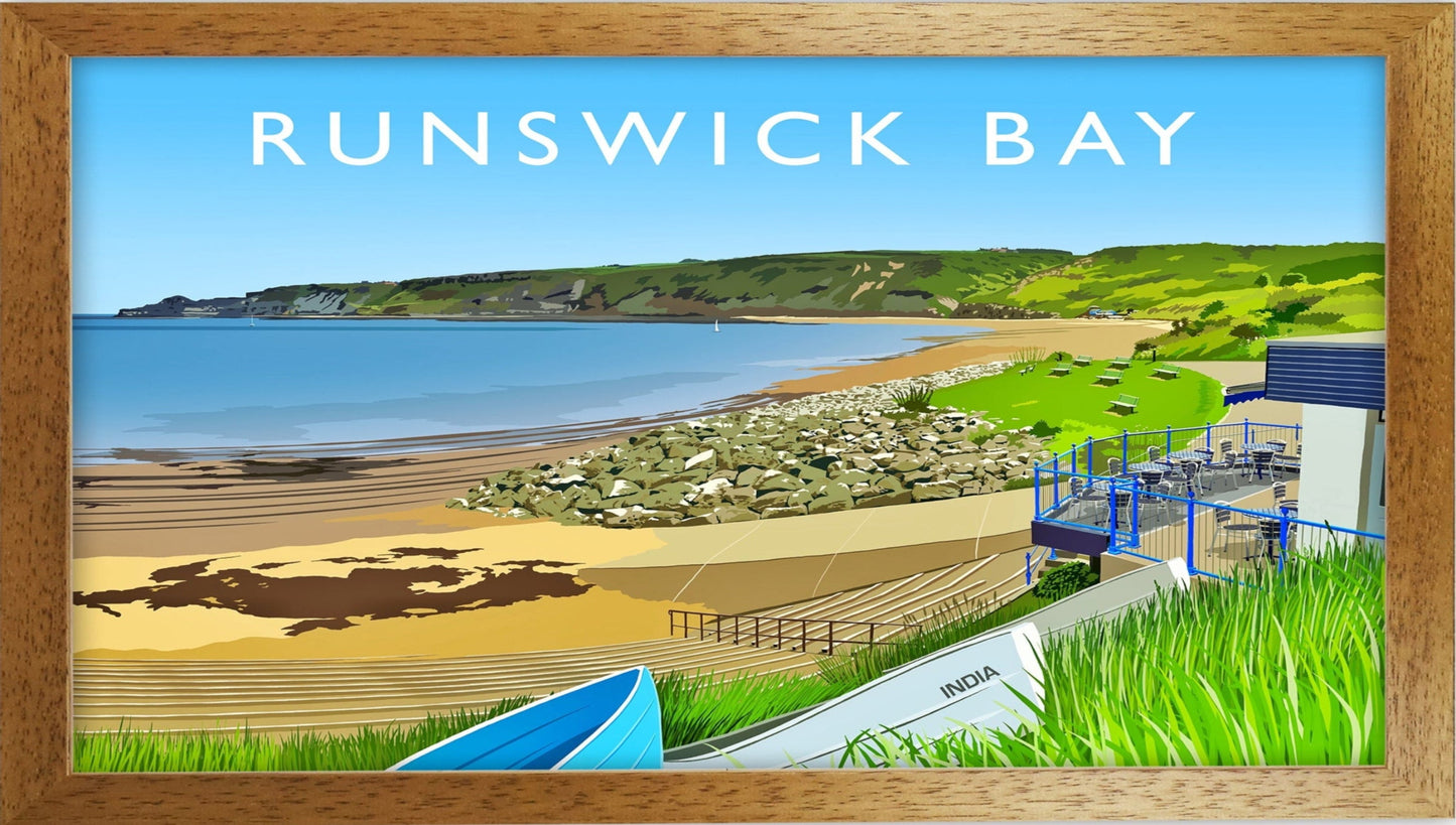 Runswick Bay 3 by Richard O'Neill Oak Grain