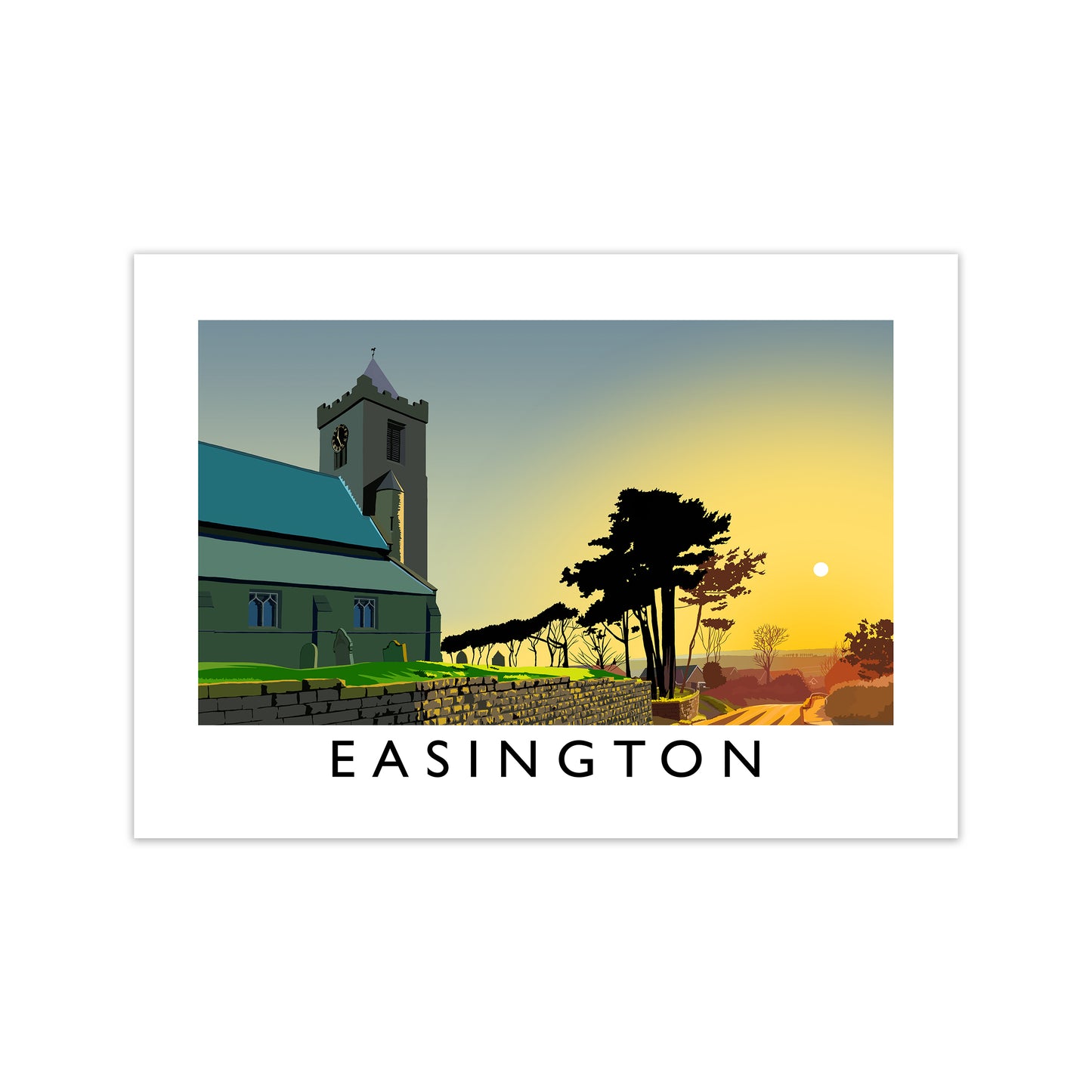 Easington Art Print by Richard O'Neill