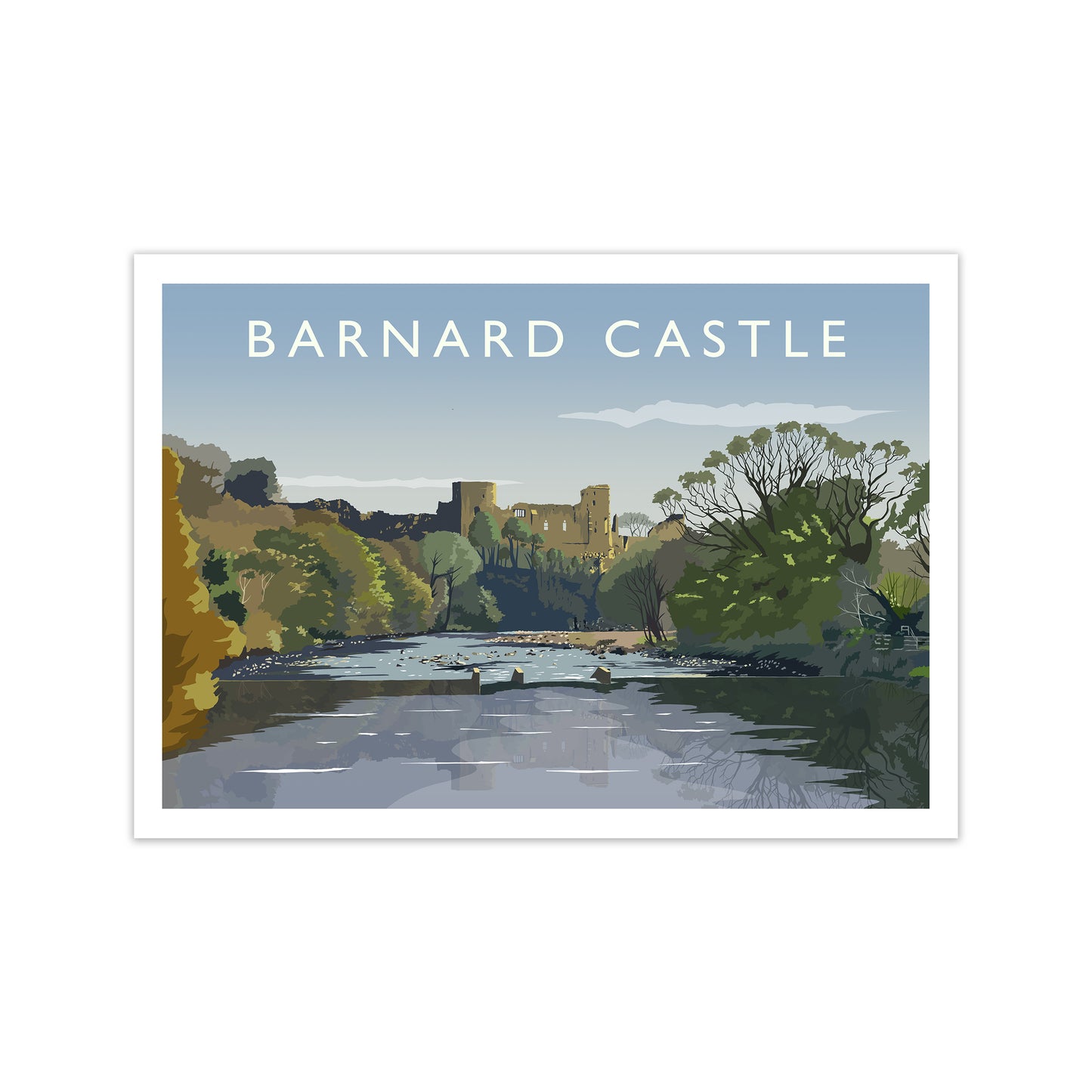 Barnard Castle 2 Art Print by Richard O'Neill