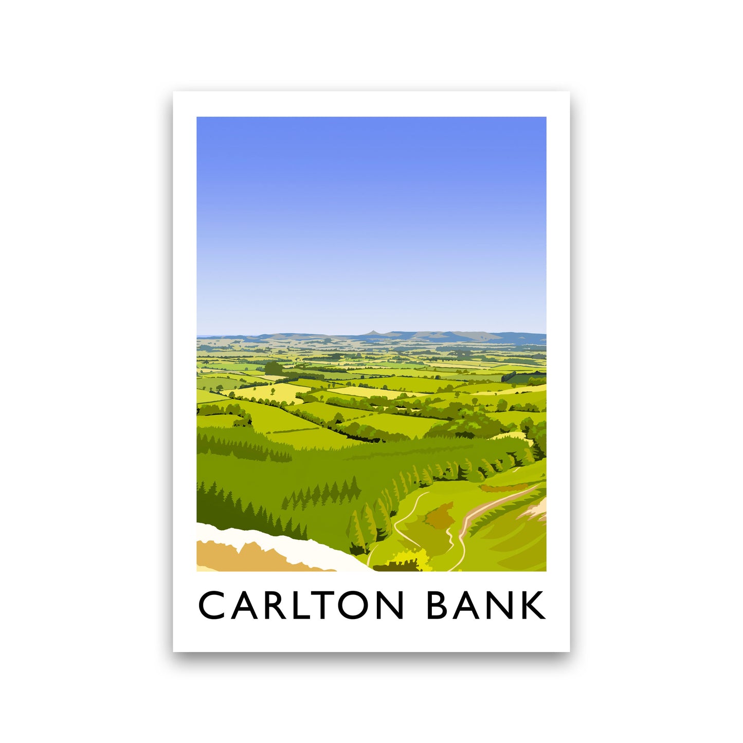 Carlton Bank portrait Travel Art Print by Richard O'Neill