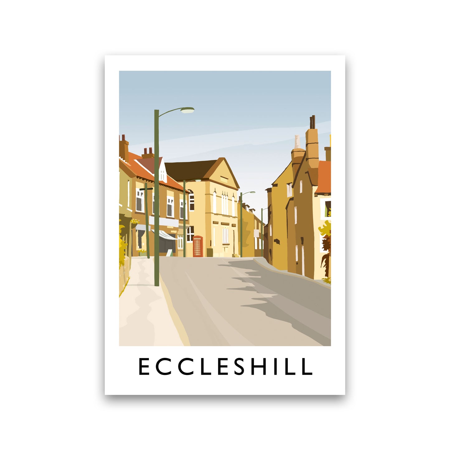 Eccleshill portrait Travel Art Print by Richard O'Neill