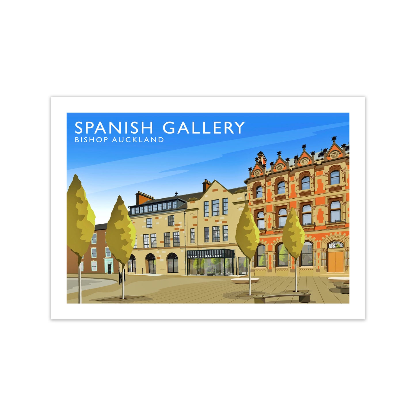 Spanish Gallery Travel Art Print by Richard O'Neill
