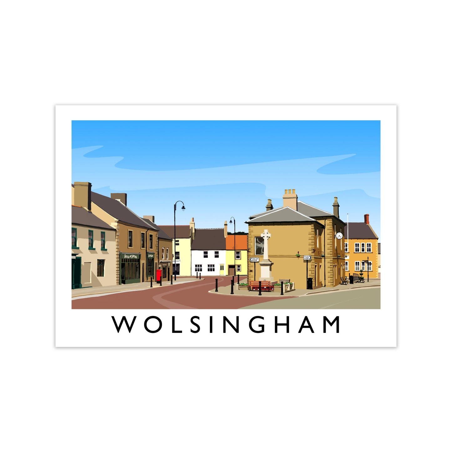 Wolsingham 2 Travel Art Print by Richard O'Neill
