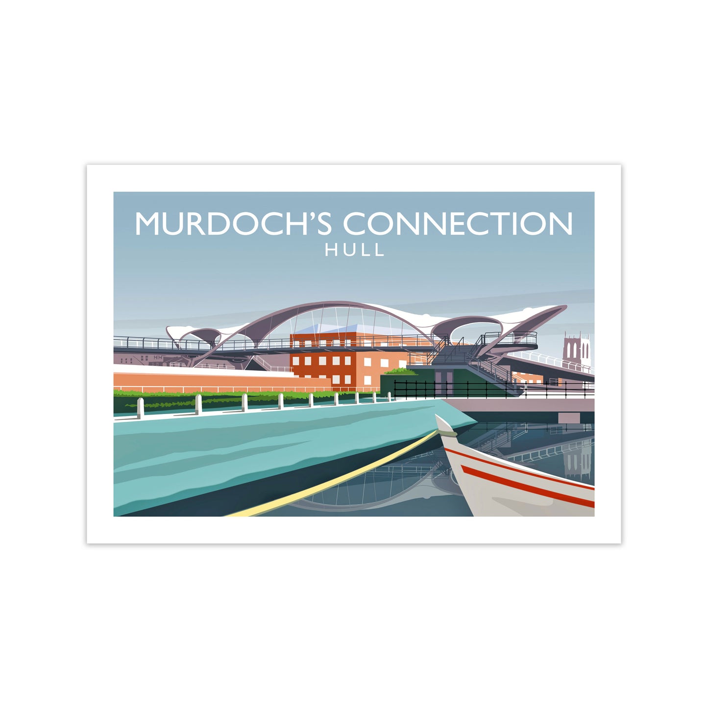 Murdoch's Connection Travel Art Print by Richard O'Neill