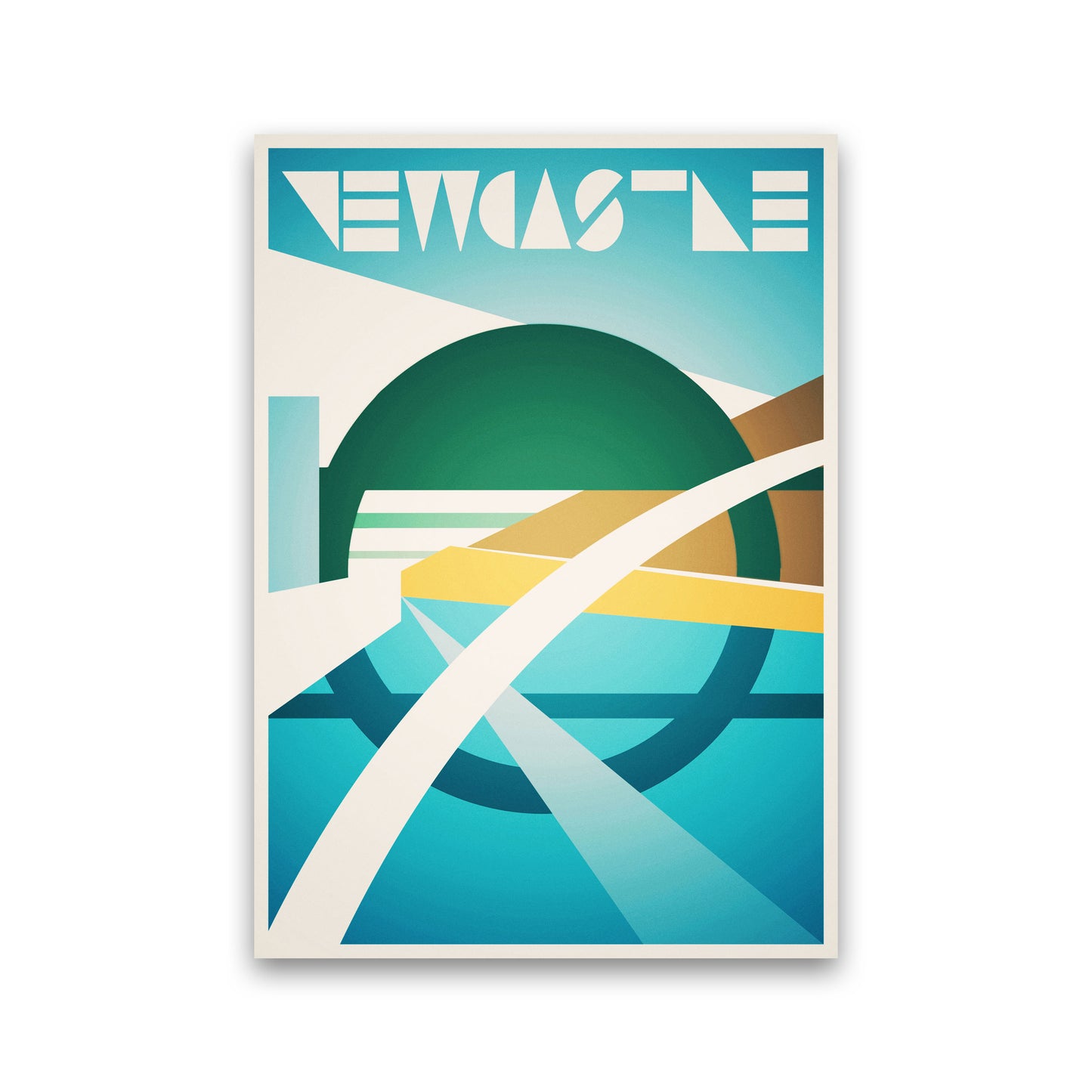 Newcastle 2 Travel Art Print by Richard O'Neill