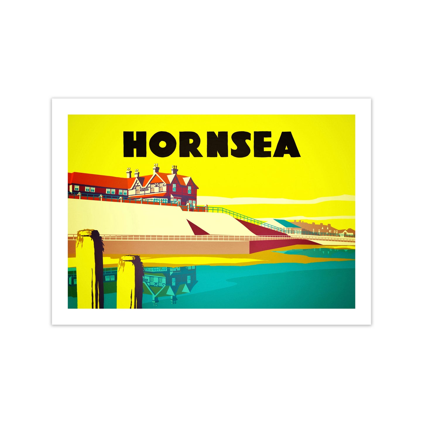 Hornsea 2 Travel Art Print by Richard O'Neill