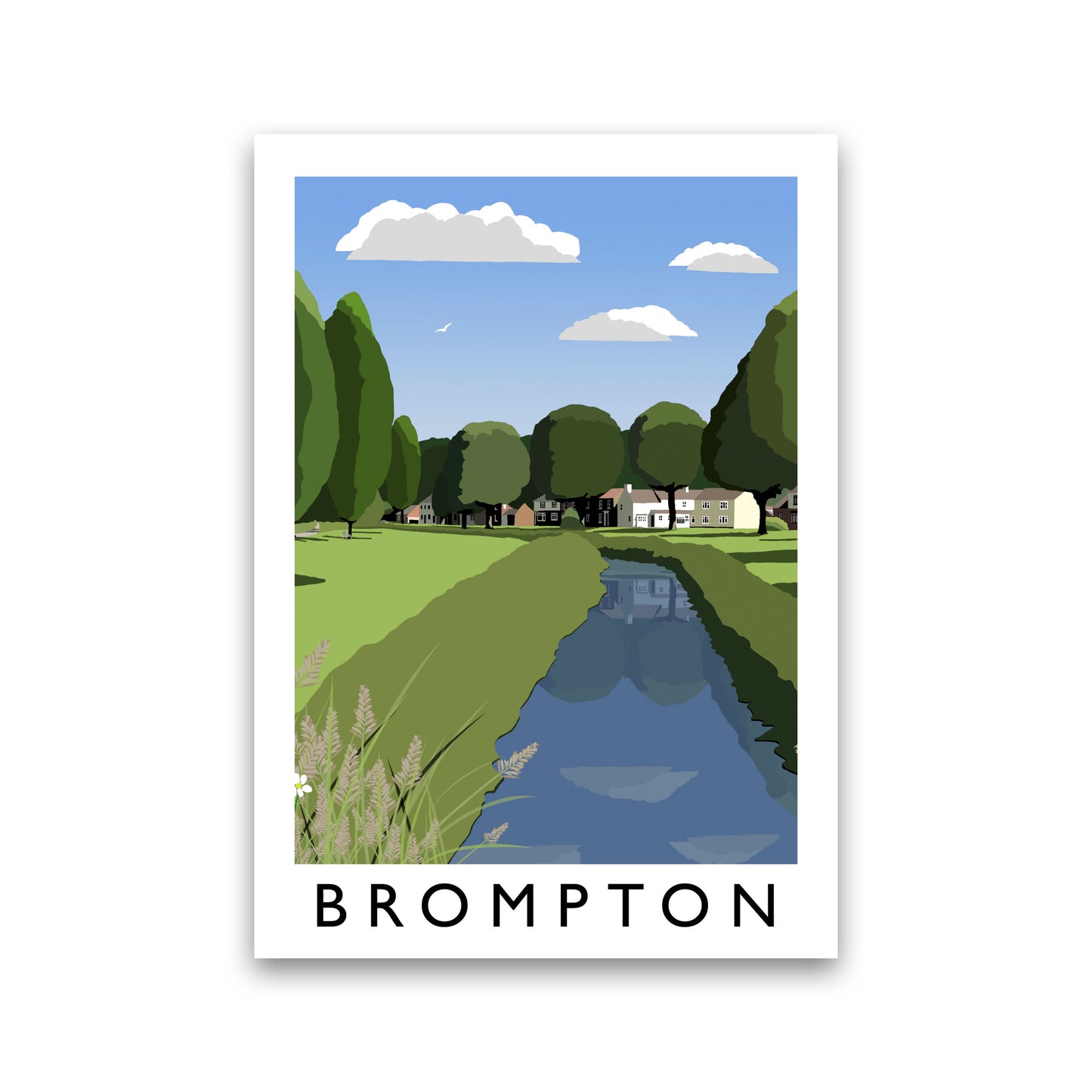 Brompton Framed Digital Art Print by Richard O'Neill