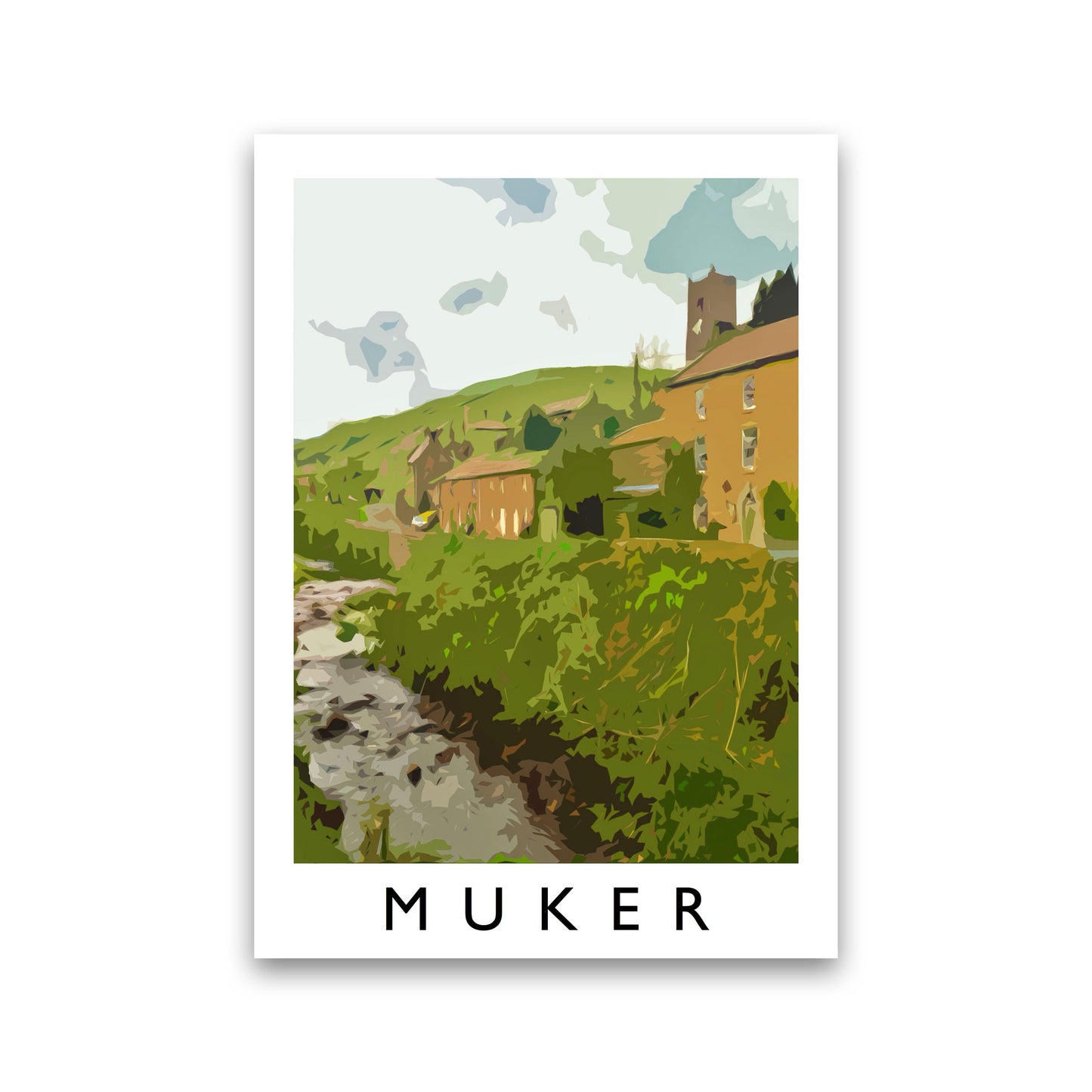 Muker Art Print by Richard O'Neill