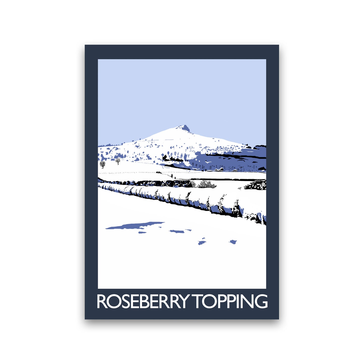Roseberry Topping Art Print by Richard O'Neill