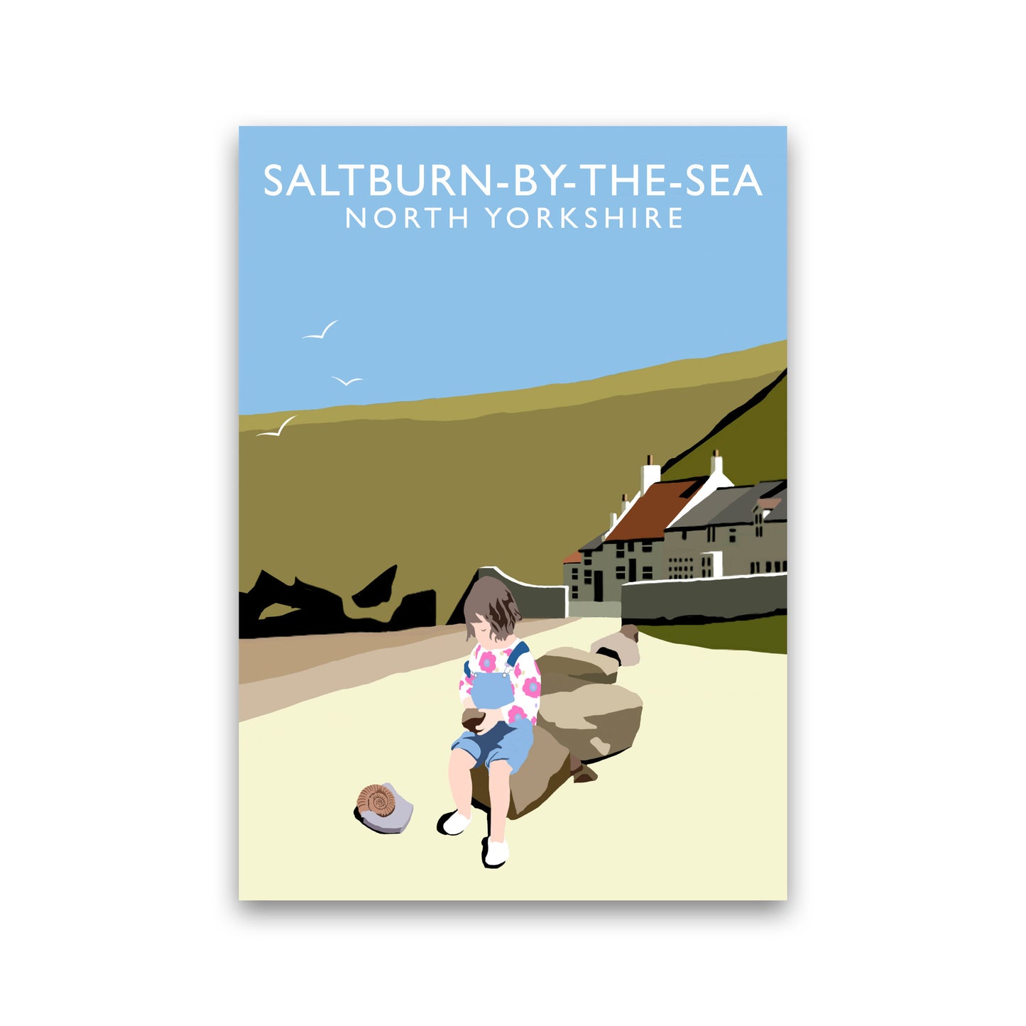 Saltburn-By-The-Sea North Yorkshire Art Print by Richard O'Neill