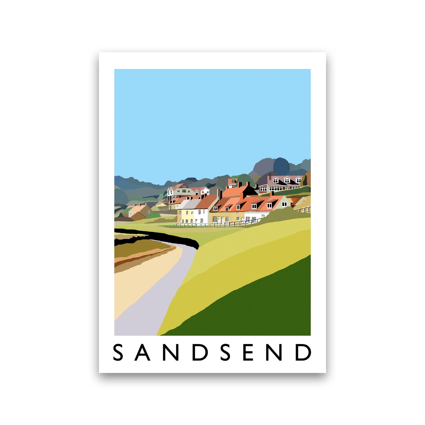 Sandsend Art Print by Richard O'Neill