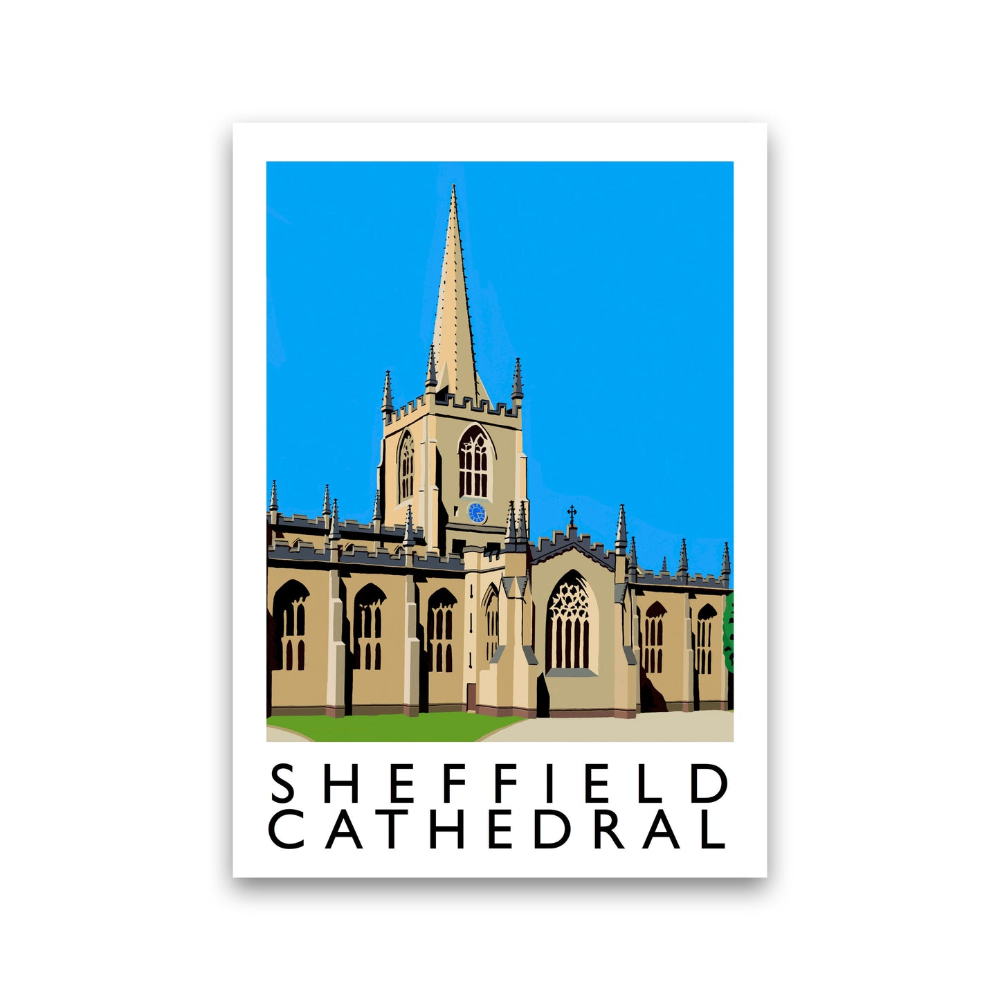 Sheffield Cathedral Art Print by Richard O'Neill