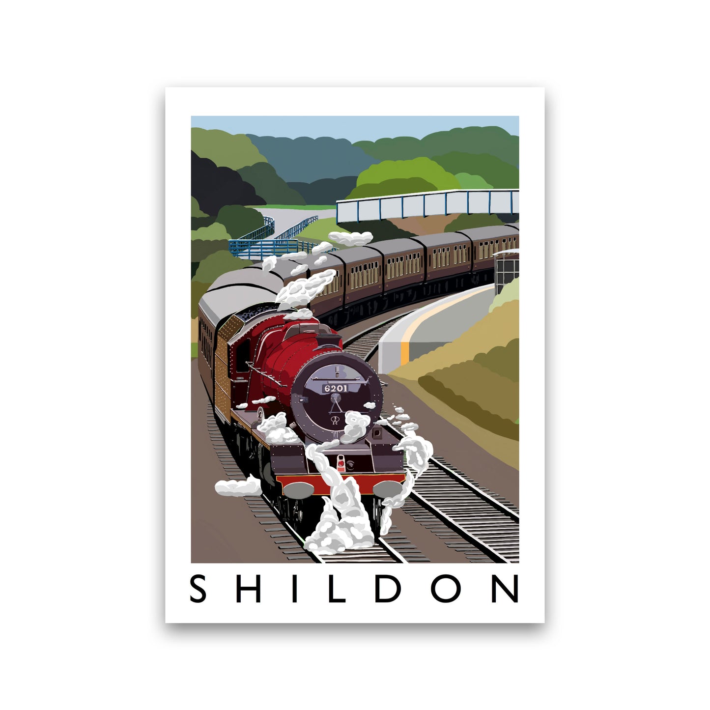 Shildon Art Print by Richard O'Neill