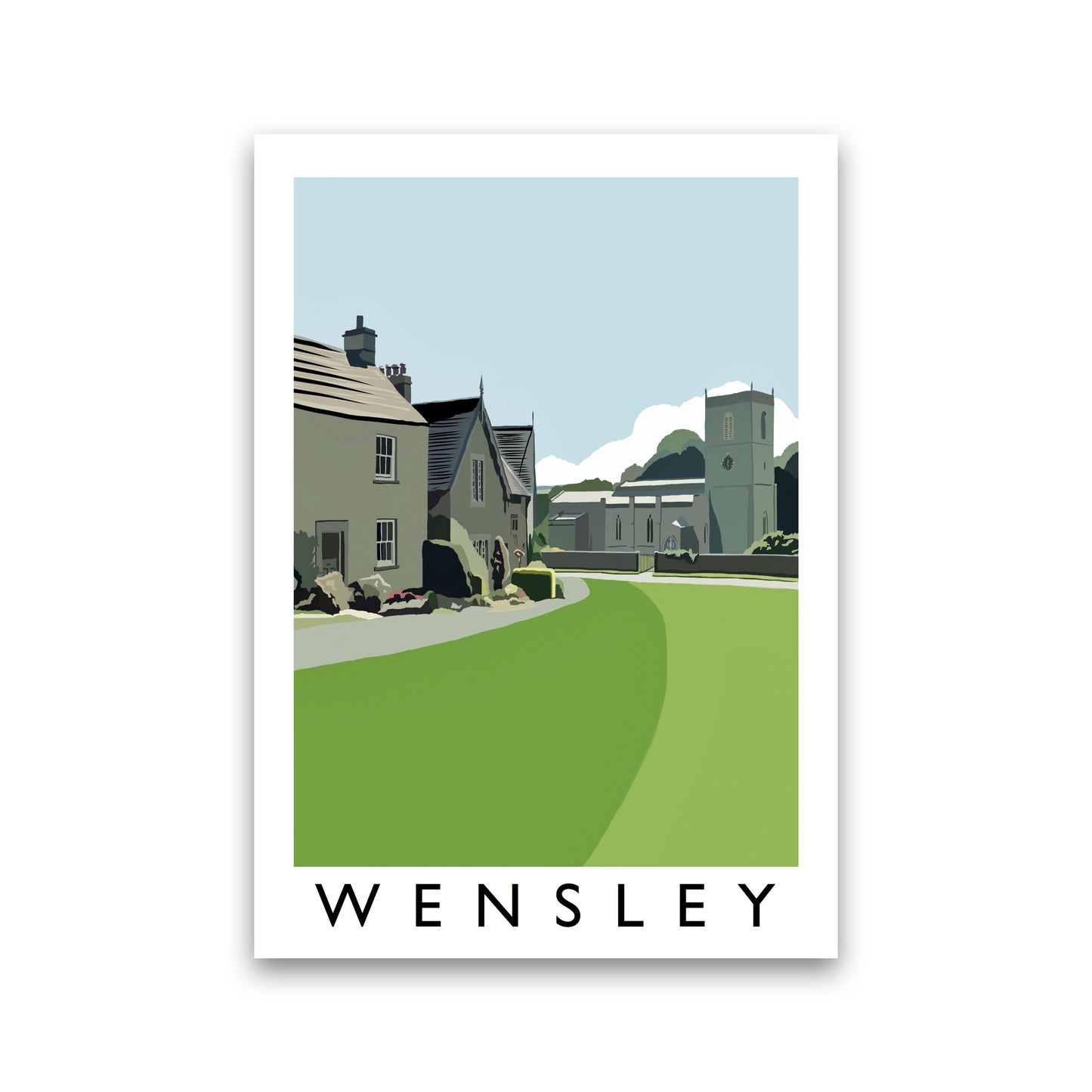 Wensley Art Print by Richard O'Neill