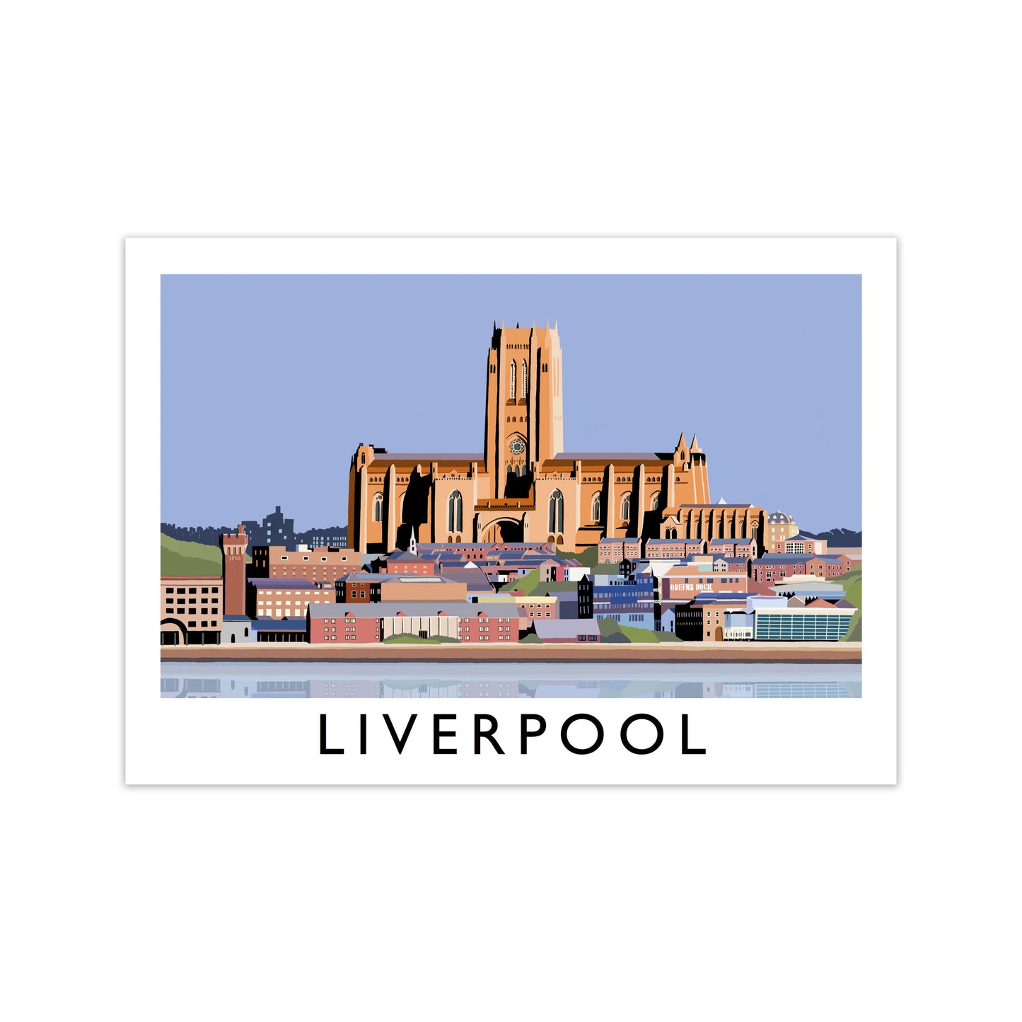 Liverpool Framed Digital Art Print by Richard O'Neill