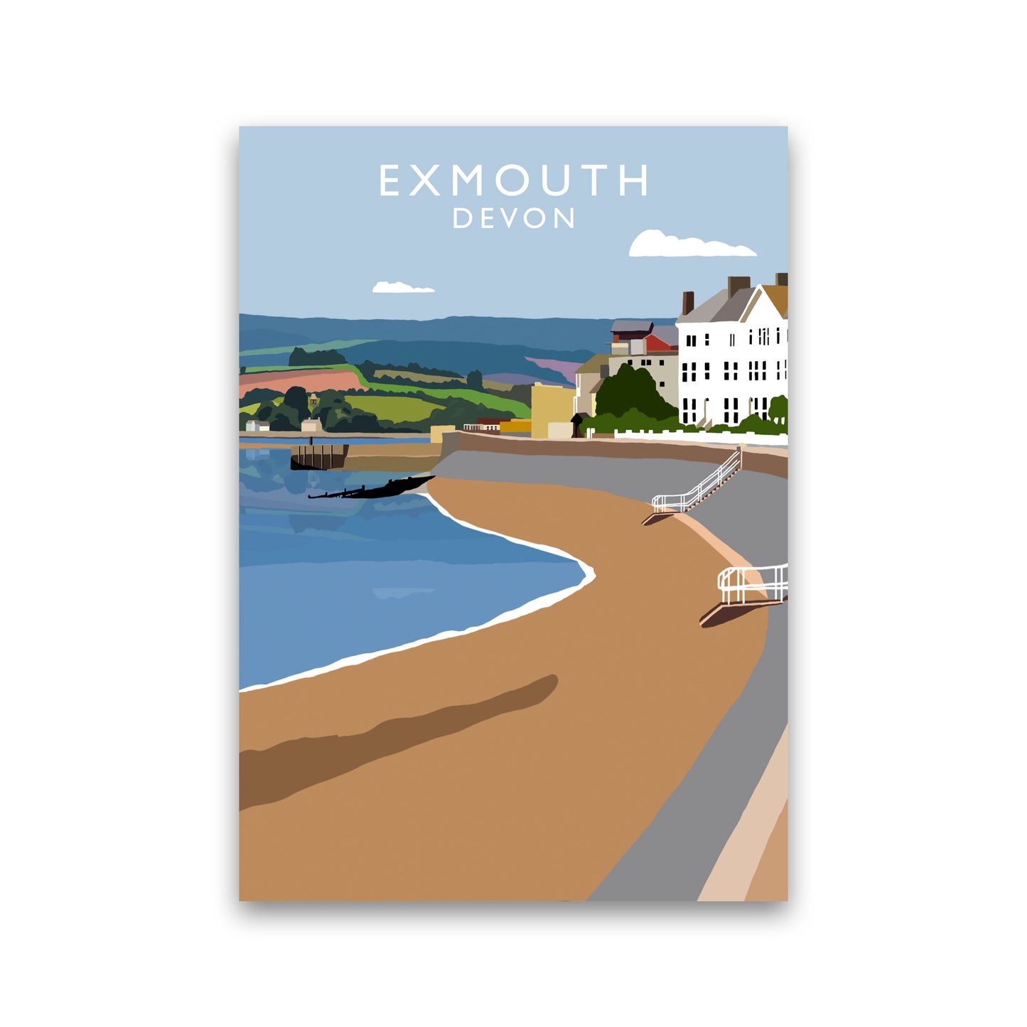 Exmouth Devon Art Print by Richard O'Neill