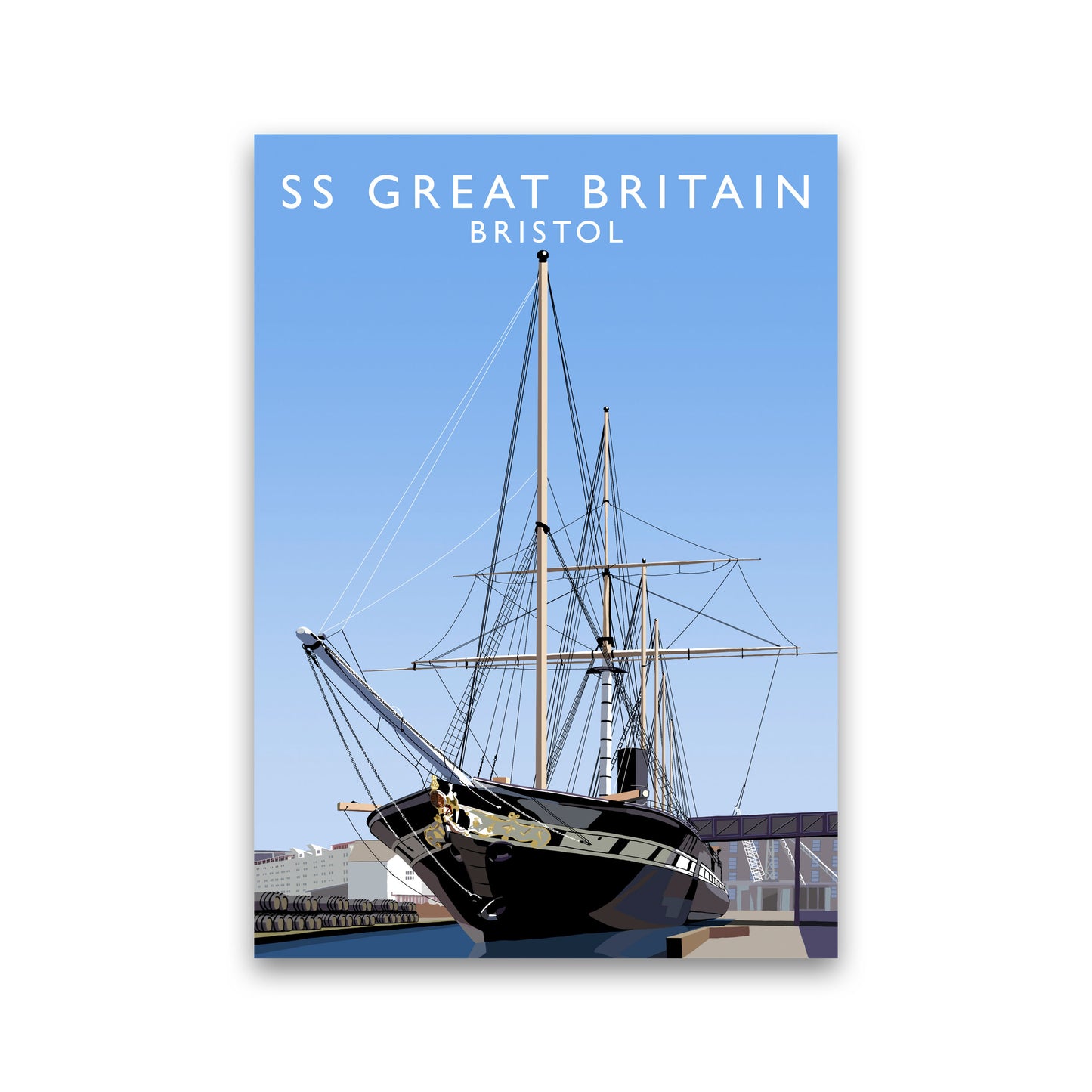 SS Great Britain Bristol Art Print by Richard O'Neill