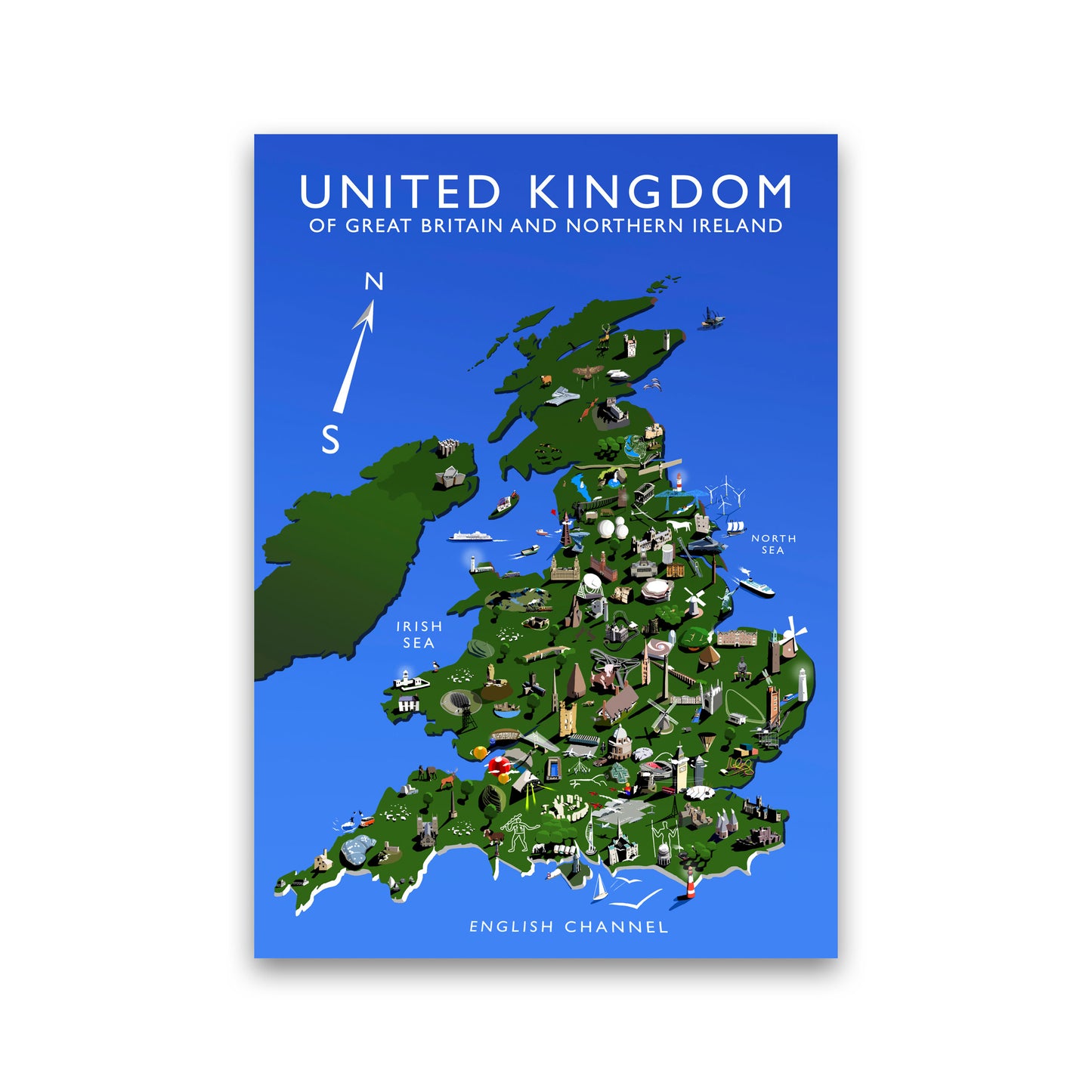 United Kingdom Art Print by Richard O'Neill