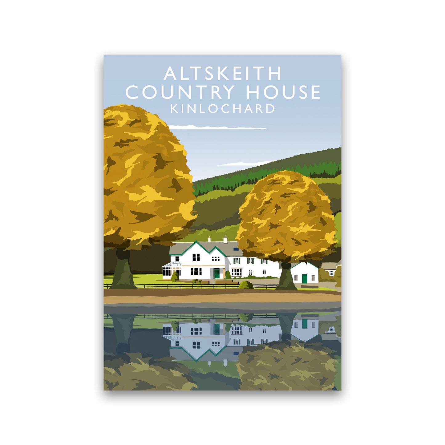 Altskeith Country House (Portrait) by Richard O'Neill