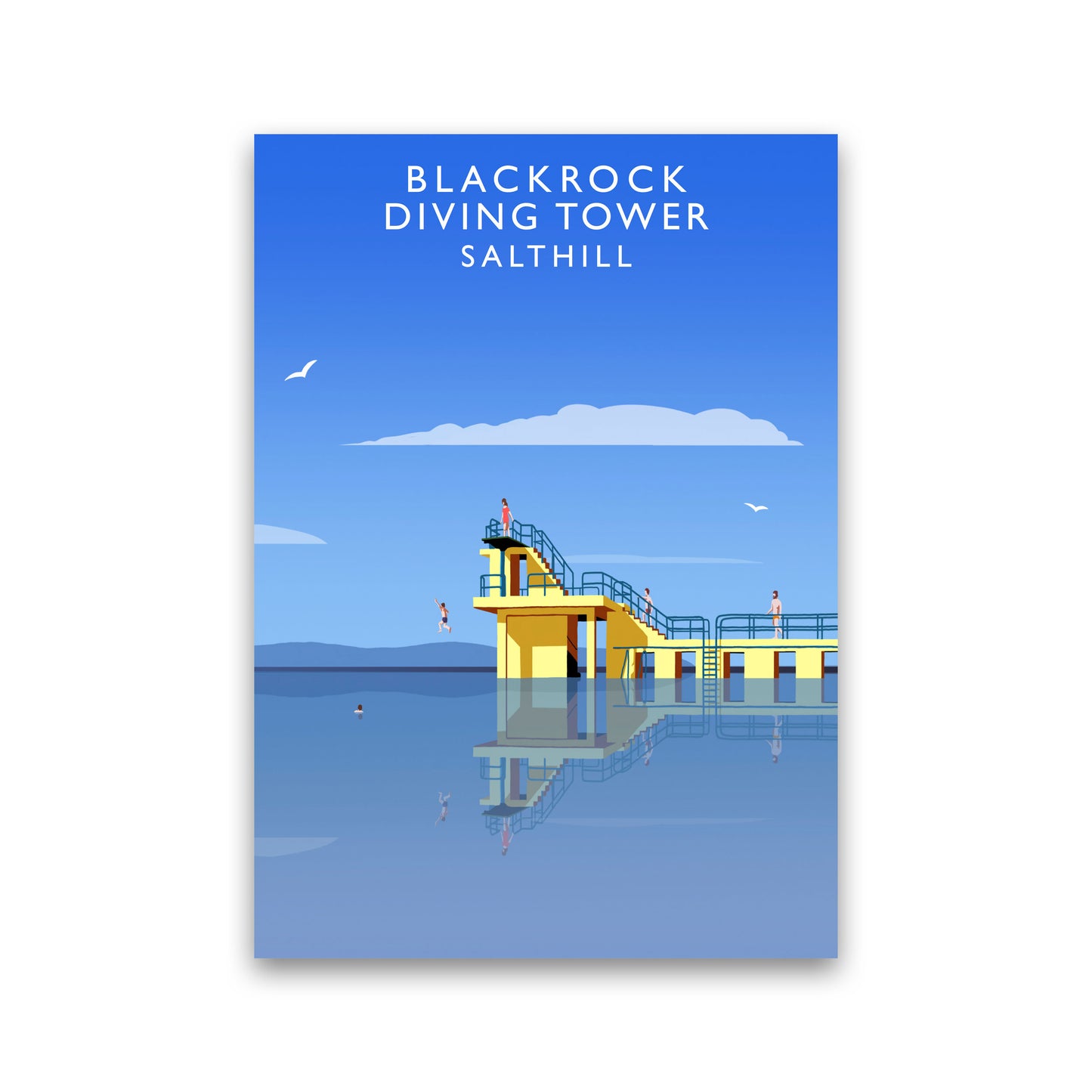 Blackrock Diving Tower (Portrait) by Richard O'Neill