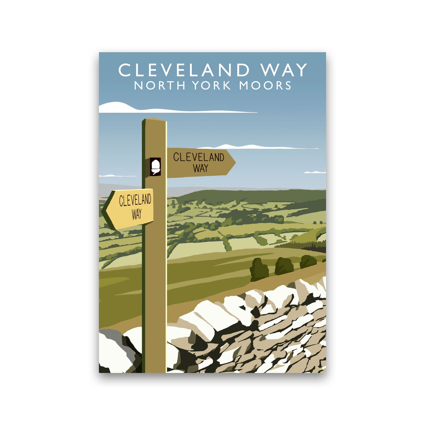 Cleveland Way (Portrait) by Richard O'Neill