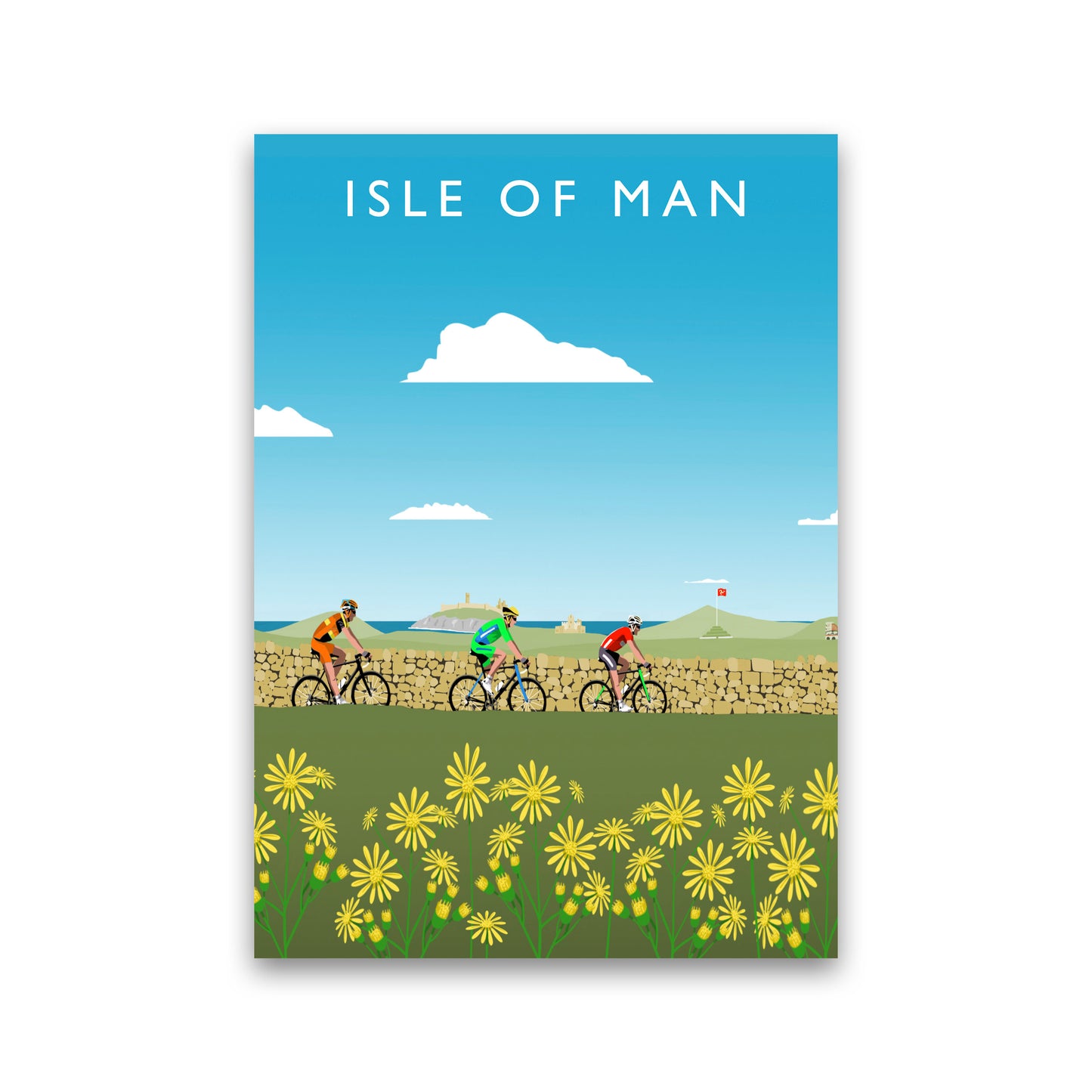 Isle of Man Art Print by Richard O'Neill